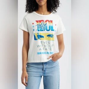 Daydreamer Billy Idol Eyes Without A Face Cotton Graphic T-Shirt, medium